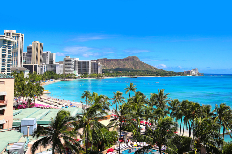 Waikiki Beach, Hawaii - key destination of Hotel Employee Rate